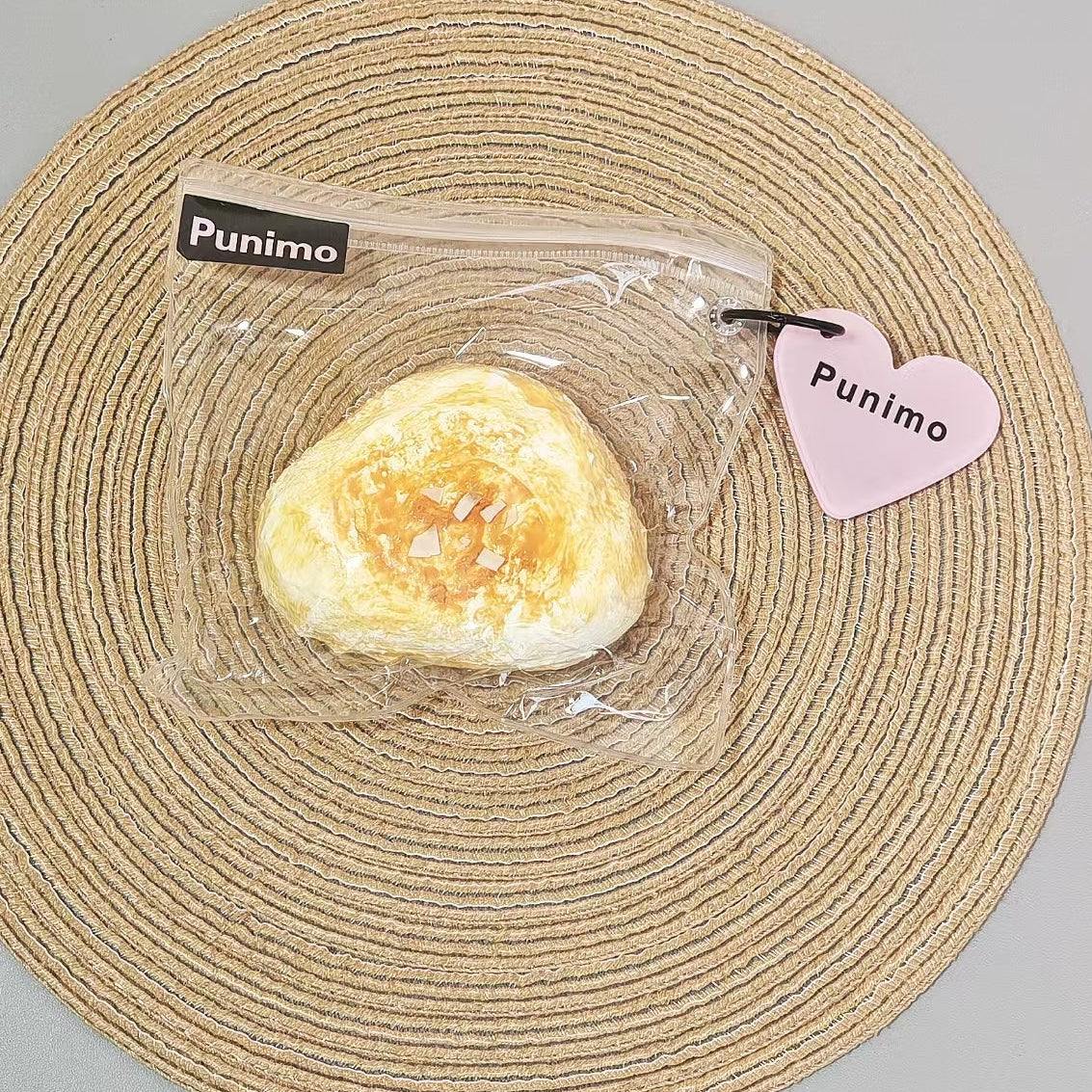 Punimo[A 076][触感・ねっとりクレイ感]焼きチーズパン屋シリーズ ストレス解消スクイーズ シリコン素材使用