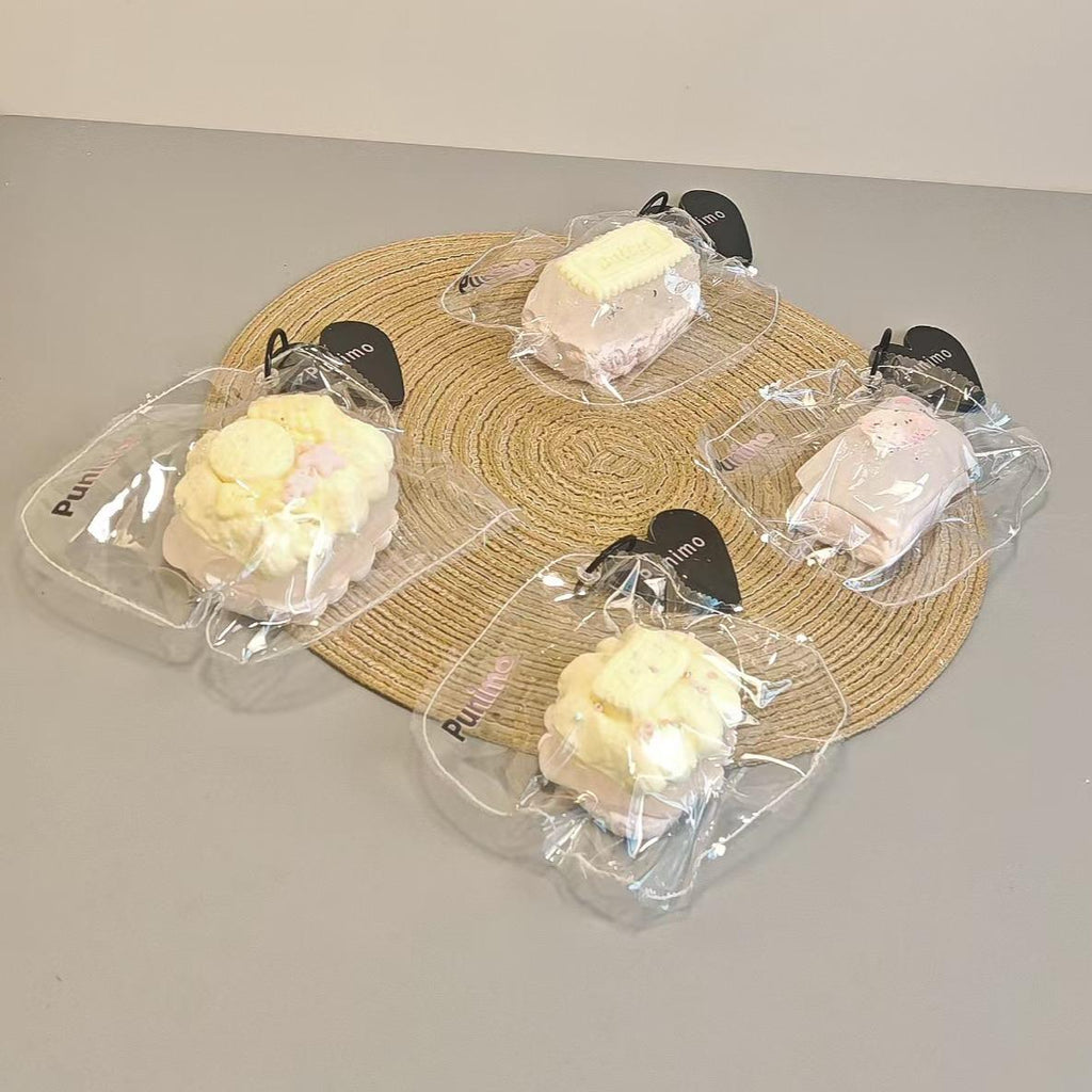 Punimo[A 377][触感・ねっとりクレイ感]美味しい ケーキDシリーズ ストレス解消スクイーズ シリコン素材使用